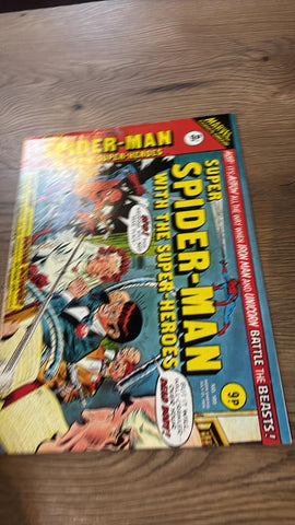 Super Spider-Man with the Super-Heroes #180 - Marvel/British Comic - 1976