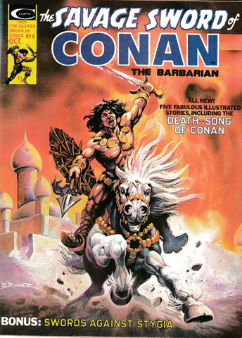 Savage Sword Of Conan #8 - Curtis Magazines - 1975