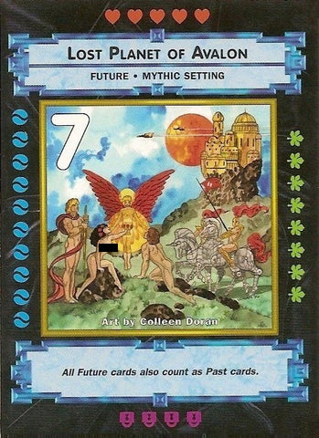 "Lost Planet Of Avelon" - Xxxenophile CCG Card