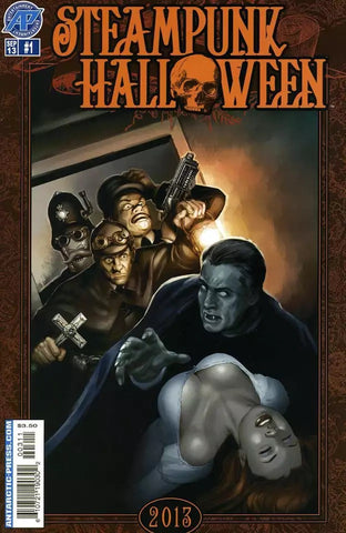Steampunk Halloween #1 - Antarctic Press - 2013 - Dracula Cover
