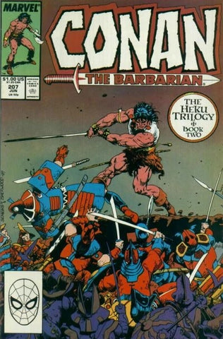 Conan The Barbarian #207 - Marvel Comics - 1988