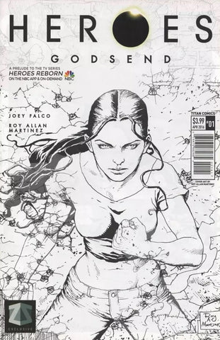 Heroes: Godsend #1 - Titan Comics - 2016 - ZBOX Exclusive Variant