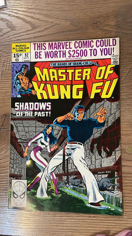 Master of Kung-Fu #92 - Marvel Comics - 1980 - Pence Copy