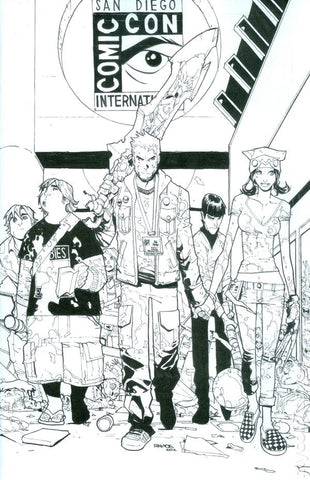 Fanboys Vs. Zombies #4 - Boom! Studios - 2012 - 1:25 Humberto Ramos