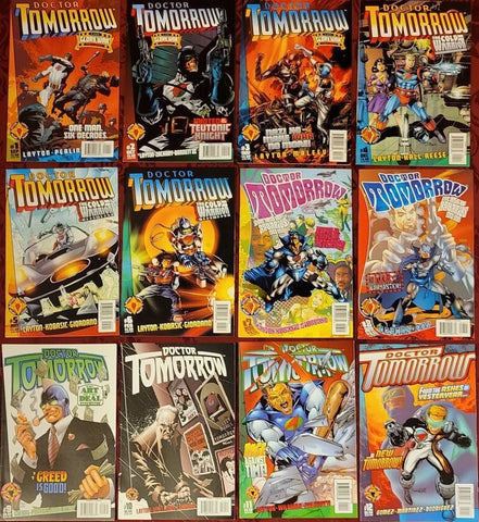 Doctor Tomorrow #1 -#12 (Set of 12x Comics) - Acclaim Comics - 1997