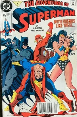 Adventures Of Superman #472 - #479 (RUN 8x Comics) - DC Comics - 1990/91