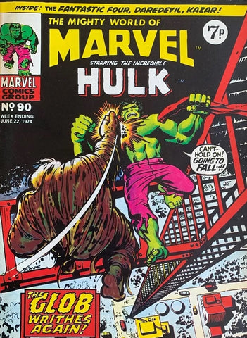 The Mighty World of Marvel #90 - Marvel/British - 1974