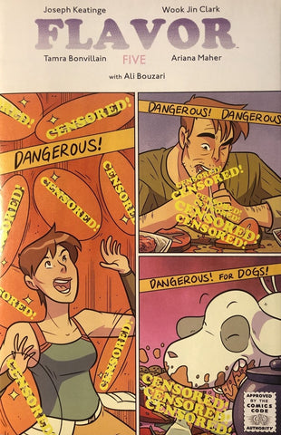 Flavor #5 - Image Comics - 2018 - Cover B Censored Variant