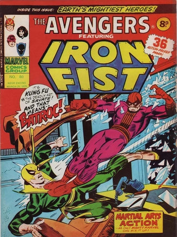 The Avengers #80 - #89 (10x Comics RUN) - British - Marvel Comics - 1975