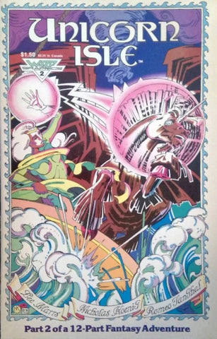 Unicorn Isle #2 3 4 5 (4x Comics RUN) - Warp Graphics - 1986