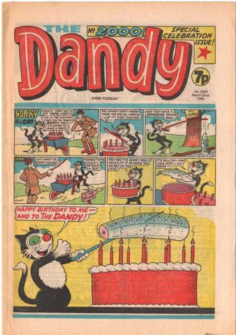 The Dandy #2000 - British Comic - 22nd March 1980 - Celebration Issue!
