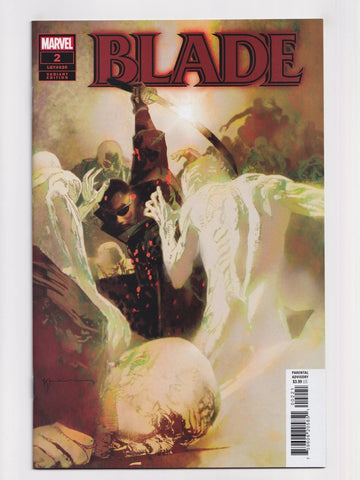 Blade #2 - Marvel Comics - 2023 - LGY#030 - Sienkiewicz Variant