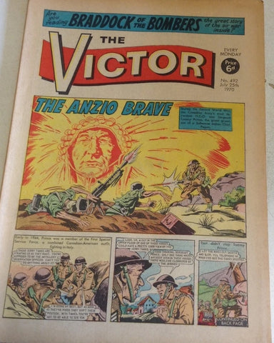 "The Victor" #492 - #499 (LOT of 8x Comics) - British Comic - 1970