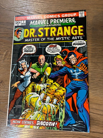 Marvel Premiere #7 - Marvel Comics - 1973 - 1st Wong on Cover