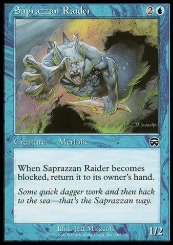 Saprazzan Raider x3 - Magic The Gathering Card (3 cards)