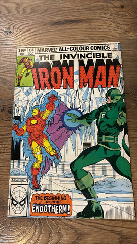 Invincible Iron Man #136 - Marvel Comics - 1980