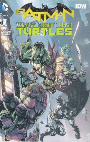 Batman TMNT #1 - DC Comics - 2015 - Hastings Color Variant