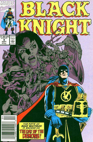 Black Knight #4 - Marvel Comics - 1990