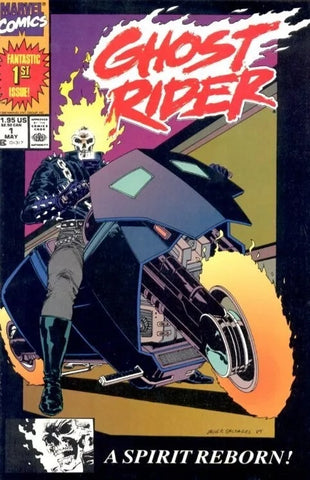 Ghost Rider #1 - Marvel Comics - 1990 - 1st App. Danny Ketch - 2nd Print