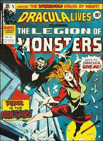 Dracula Lives #64 - Marvel Comics / British - 1976