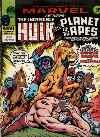 The Mighty World of Marvel #233 - Marvel Comics / British - 1977
