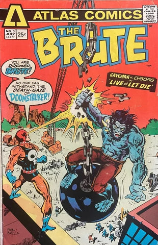 The Brute #3 - Atlas Comics - 1975