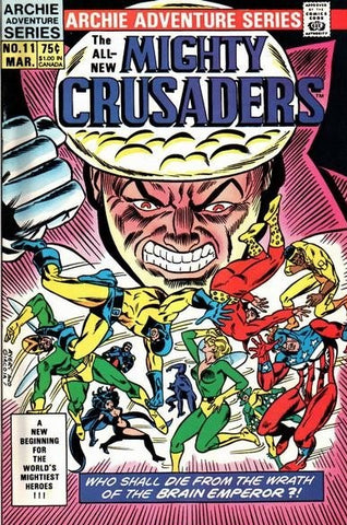 The Mighty Crusaders #11 - Archie Adventure Series - 1985