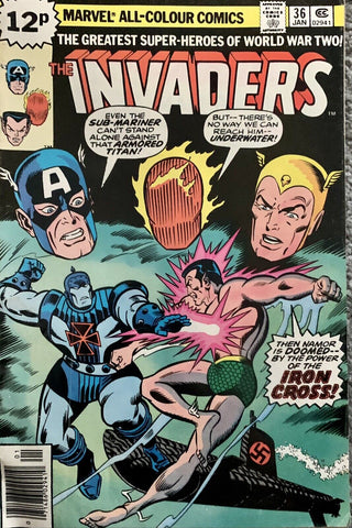The Invaders #36 - Marvel Comics - 1979 - Pence Copy