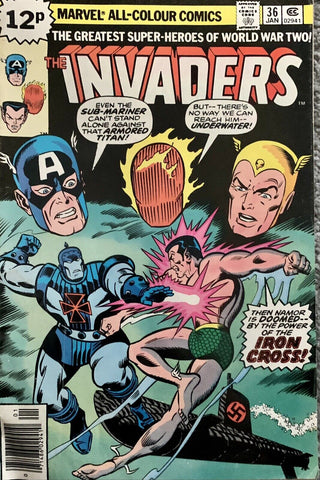 The Invaders #36 - Marvel Comics - 1979 - Pence Copy