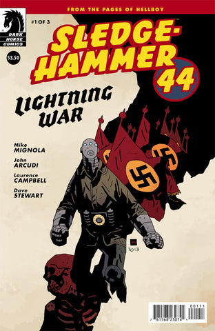 Sledge-Hammer '44 #1 - Dark Horse Comics - 2013 - Variant Cover