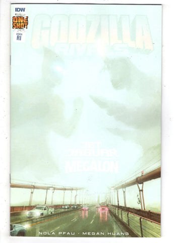 Godzilla Rivals Jet Jaguar VS Megalon - IDW Comics - 2023 - 1:10 INCENTIVE VARIANT