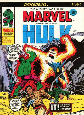 Mighty World of Marvel #168 - Marvel Comics / British - 1975