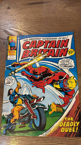 Captain Britain #38 - Marvel/British Comics - 1977