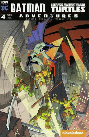 Batman Teenage Mutant Ninja Turtles Adventures #4 - DC IDW - 2017 - Sub Cover