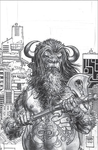 American Gods #1 - Dark Horse - 2017 - Virgin B&W Forbidden Planet Variant
