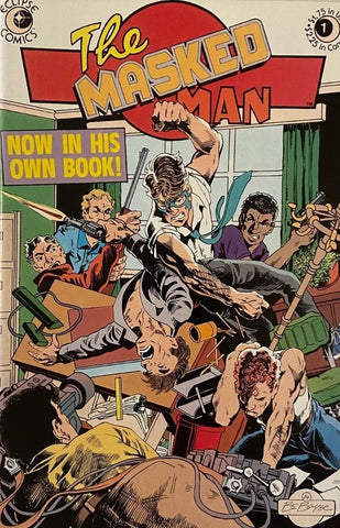 The Masked Man #1 - Eclipse Comics - 1984