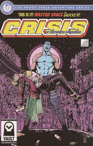 Wasted Space #1 - Vault Comics - 2018 - Crisis Spoof 2nd Printing Cover