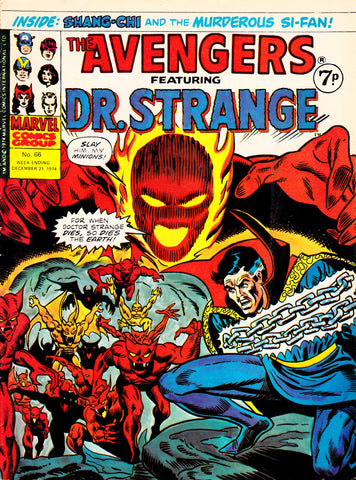 The Avengers #66 - Marvel Comics / British - 1974