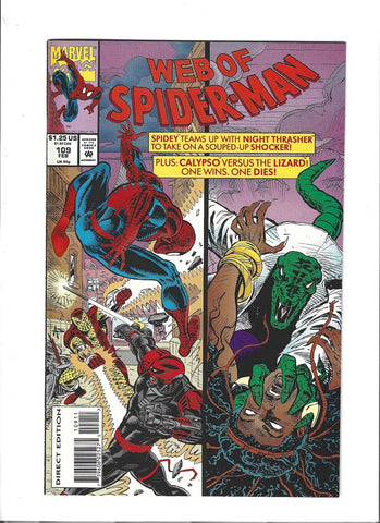 Web of Spider-Man #109 - Marvel Comics - 1993