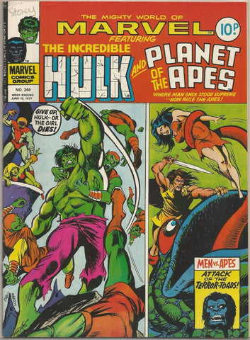 The Mighty World of Marvel #246 - Marvel Comics / British - 1977