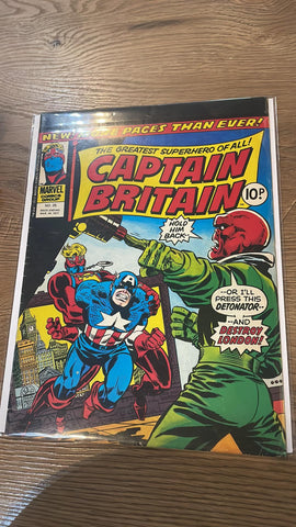 Captain Britain #25 - Marvel Comics - March1977 - British