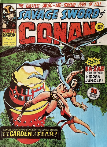 Savage Sword of Conan #9 - Marvel Comics / British - 1975