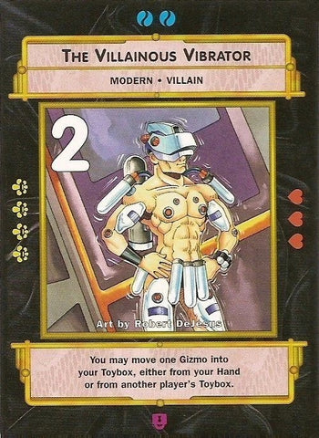 "The Villainous Vibrates" - Xxxenophile CCG Card