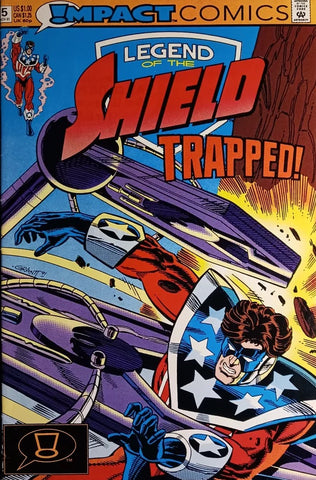 Legend Of The Shield #5 - Impact Comics - 1991