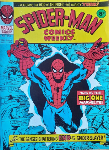 Spider-Man Comics Weekly #153 - Marvel / British - 1976