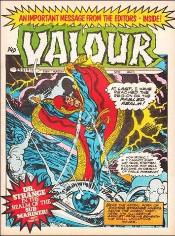 Valour #18 - Marvel/British Comics - 1980