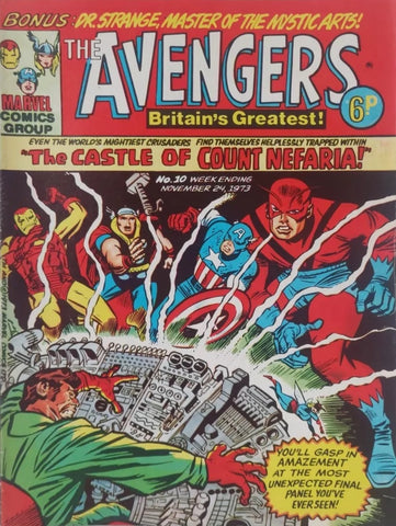 The Avengers #10 - Marvel Comics / British - 1973