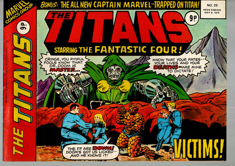 The Titans #29 - Marvel/British Comic - 1976