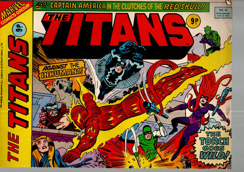 The Titans #42 - Marvel/British Comic - 1976