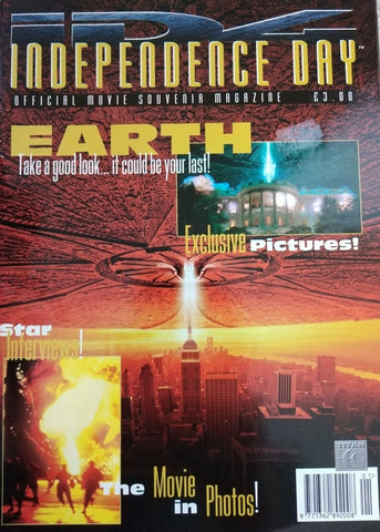 Independence Day Official Movie Souvenir Magazine - Titan - 1996